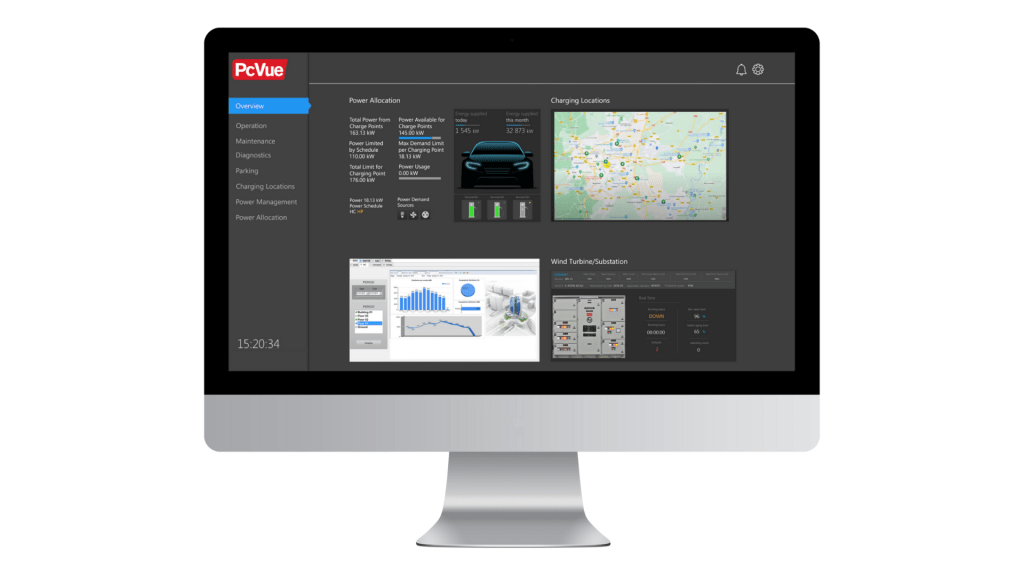 PcVue pour l'IRVE