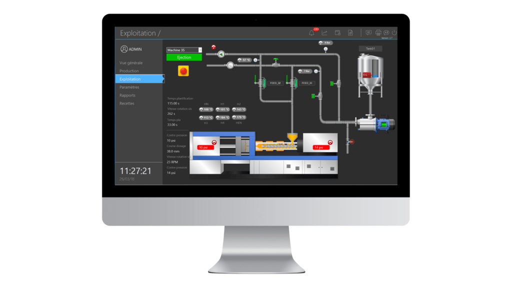 Logiciel supervision PcVue